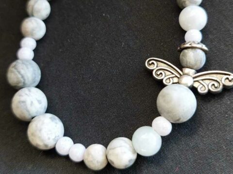 Engel armband met jaspis