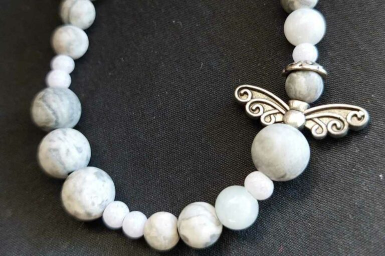 Engel armband met jaspis